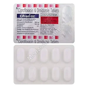 Cifran OZ 1000 Mg (Ciprofloxacin/Ornidazole)