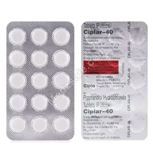 Ciplar 40 Mg (Propranolol)