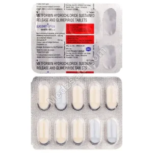 Glycomet-GP 0.5 Tablet (Metformin/Glimepiride)