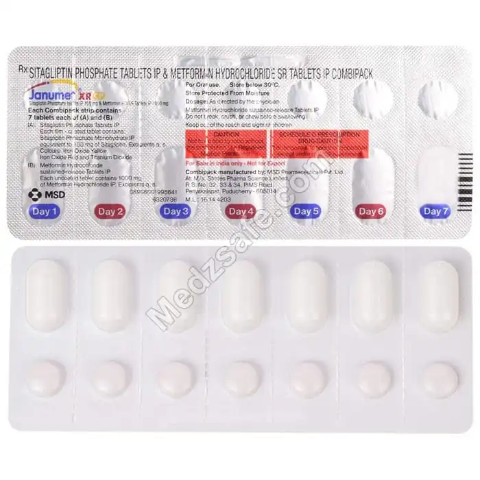 Janumet XR CP (Sitagliptin/Metformin)